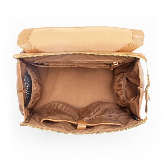 Freshly Picked Classic Multi Adjustable Diaper Bag Backpack Butterscotch Tan - Picture 3 of 8